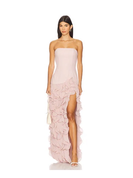 Lovers And Friends Rori Gown In Mauve